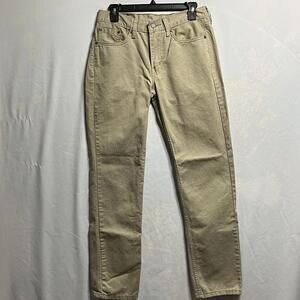 Levi's 514 Men's Tan Jeans W29 x L32 Straight Leg P7-181